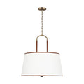 Katie Four Light Pendant in Time Worn Brass