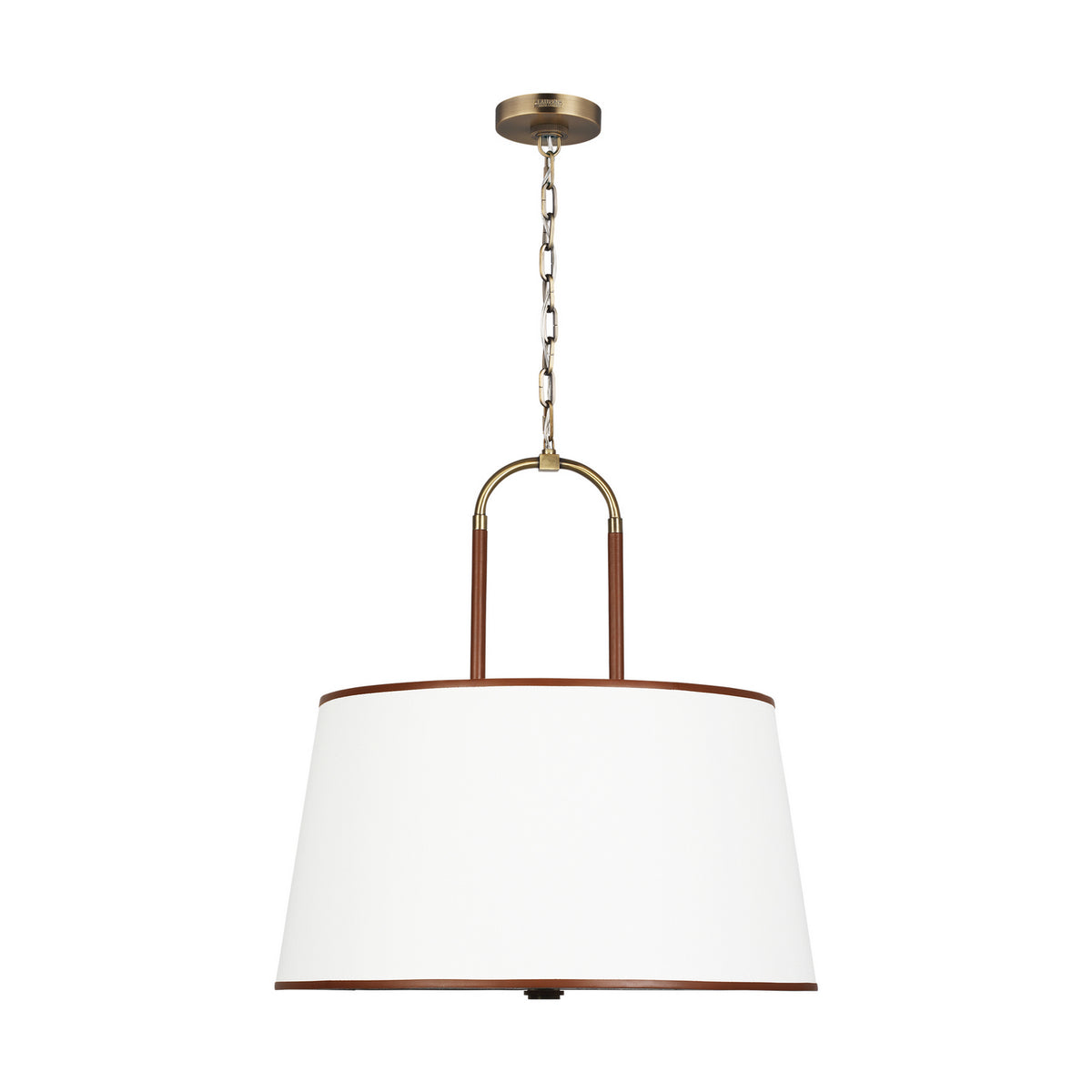 Katie Four Light Pendant in Time Worn Brass