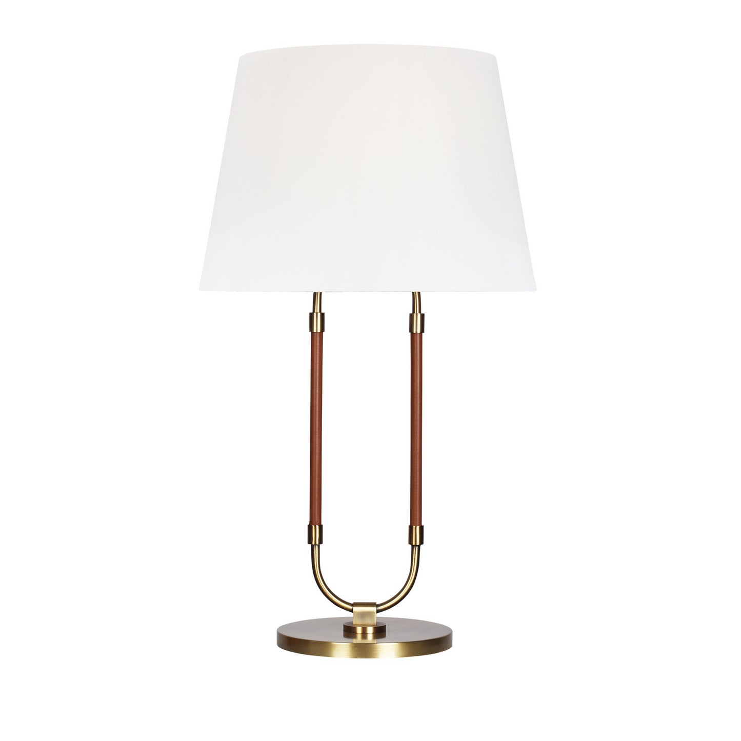 Katie One Light Table Lamp in Time Worn Brass