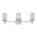 Flynn Three Light Vanity in Polished Nickel