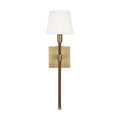 Katie One Light Wall Sconce in Time Worn Brass