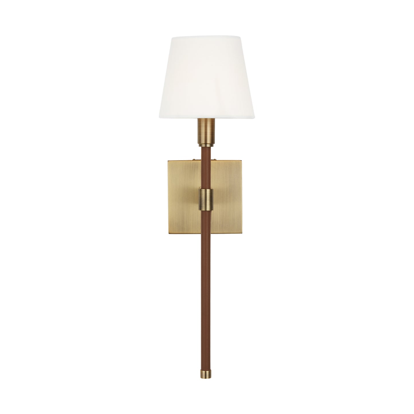 Katie One Light Wall Sconce in Time Worn Brass
