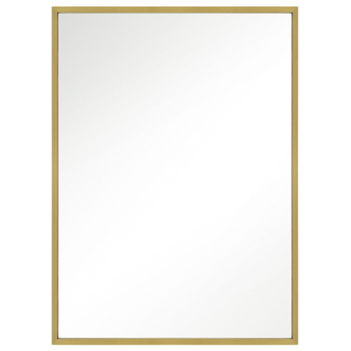 Kit Mirror in Burnished Brass