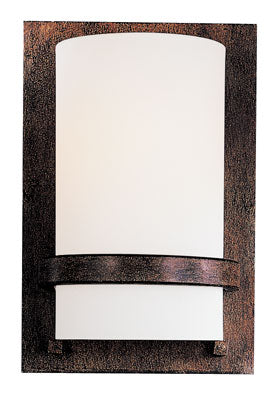 Fieldale Lodge One Light Wall Sconce in Iron Oxide