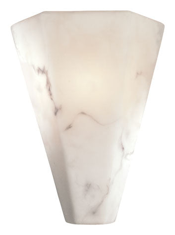 One Light Wall Sconce in Alabaster Dust