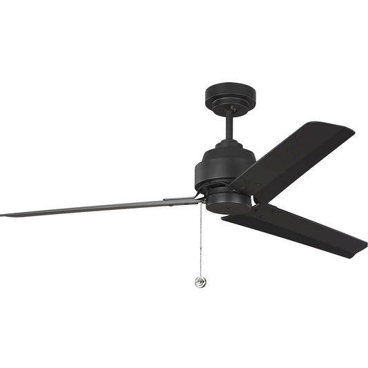 Arcade 54" Ceiling Fan in Midnight Black