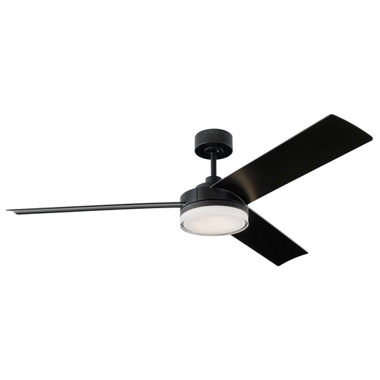 Cirque 56" Ceiling Fan in Midnight Black