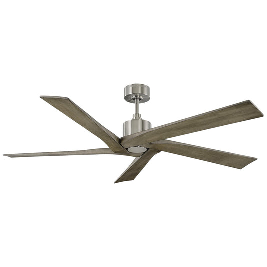 Aspen 56" Ceiling Fan in Brushed Steel