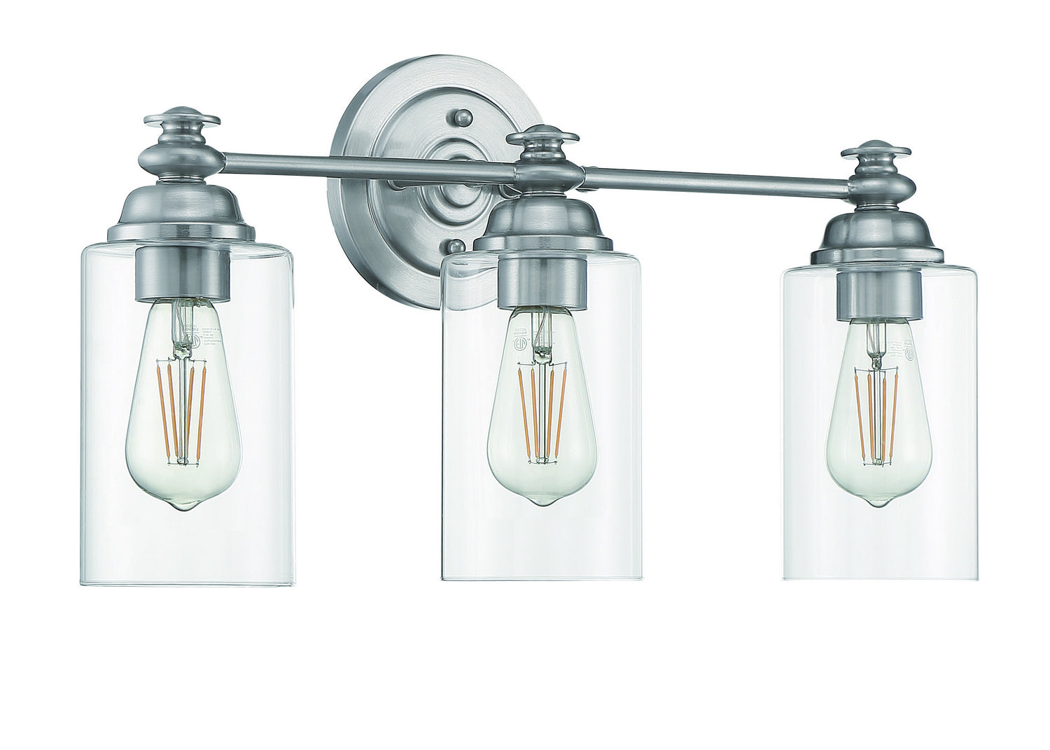 Craftmade - 49803-BNK-C - Three Light Vanity - Dardyn - Brushed Polished Nickel