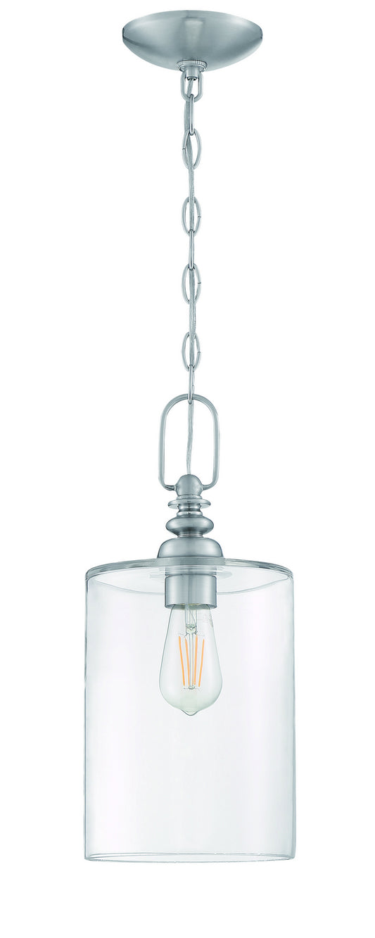 Craftmade - 49891-BNK-C - One Light Mini Pendant - Dardyn - Brushed Polished Nickel