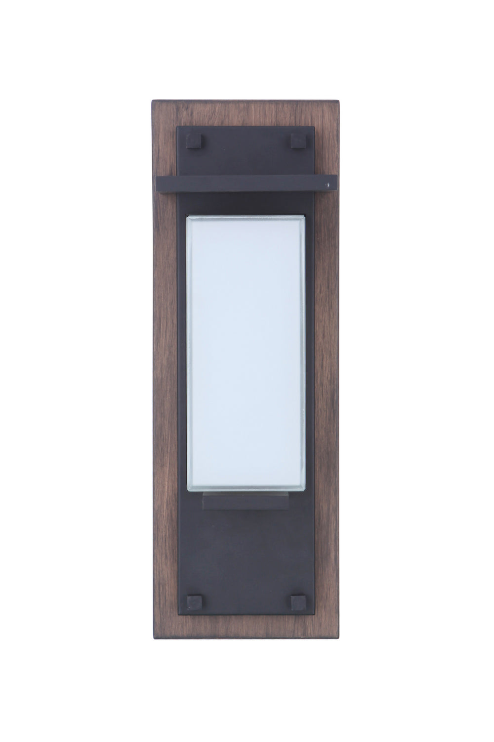Heights LED Outdoor Lantern in Whiskey Barrel / Midnight