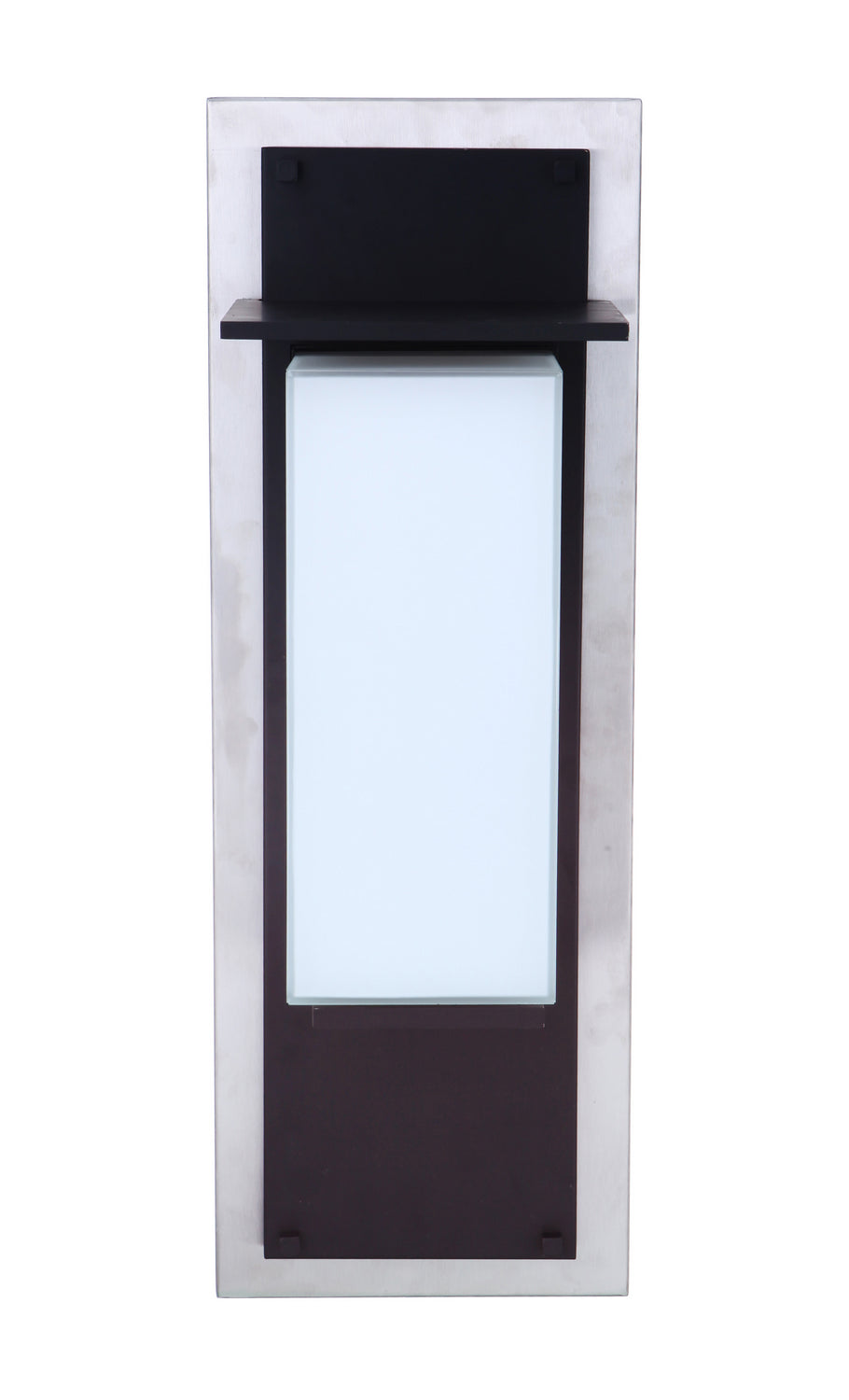 Heights LED Outdoor Lantern in Stainless Steel / Midnight