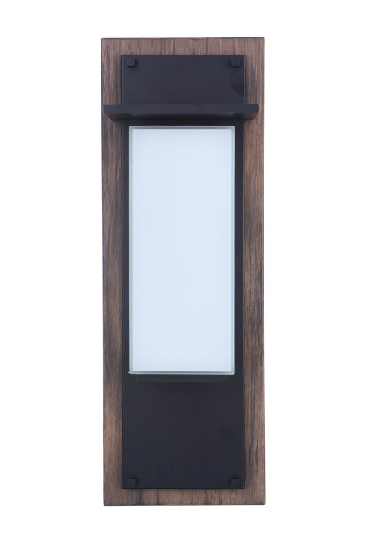 Craftmade - ZA2512-WBMN-LED - LED Outdoor Lantern - Heights - Whiskey Barrel / Midnight