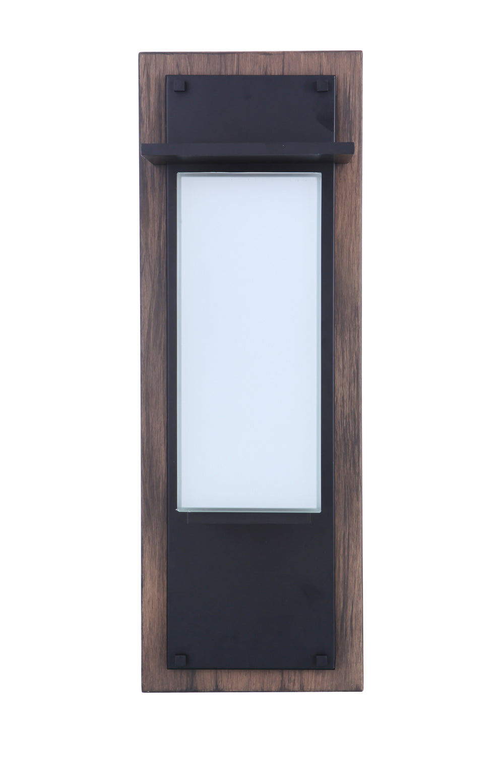 Heights LED Outdoor Lantern in Whiskey Barrel / Midnight