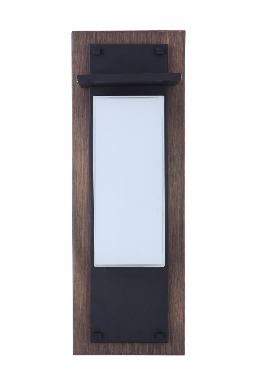 Heights LED Outdoor Lantern in Whiskey Barrel / Midnight