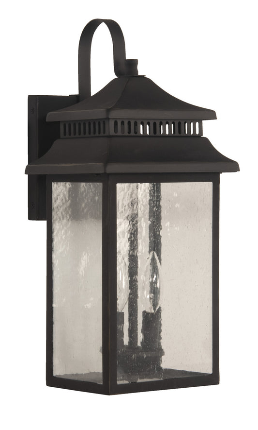 Craftmade - ZA3114-DBG - Two Light Outdoor Wall Mount - Crossbend - Dark Bronze Gilded