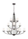 Generation Lighting - 3121612EN3-710 - 12 Light Chandelier - Robie - Bronze