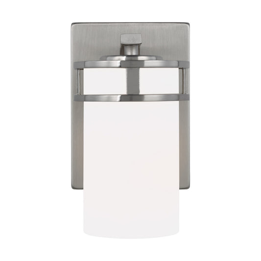 Robie One Light Wall / Bath Sconce in Brushed Nickel