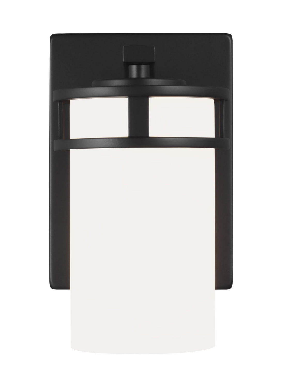 Robie One Light Wall / Bath Sconce in Midnight Black