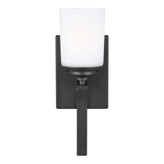 Kemal One Light Wall / Bath Sconce in Midnight Black