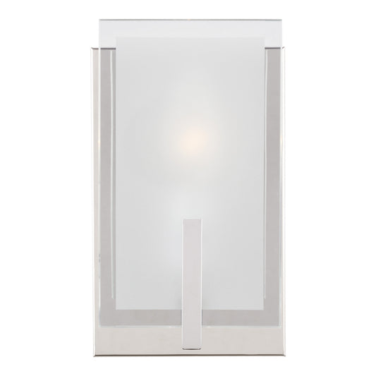 Syll One Light Wall / Bath Sconce in Chrome