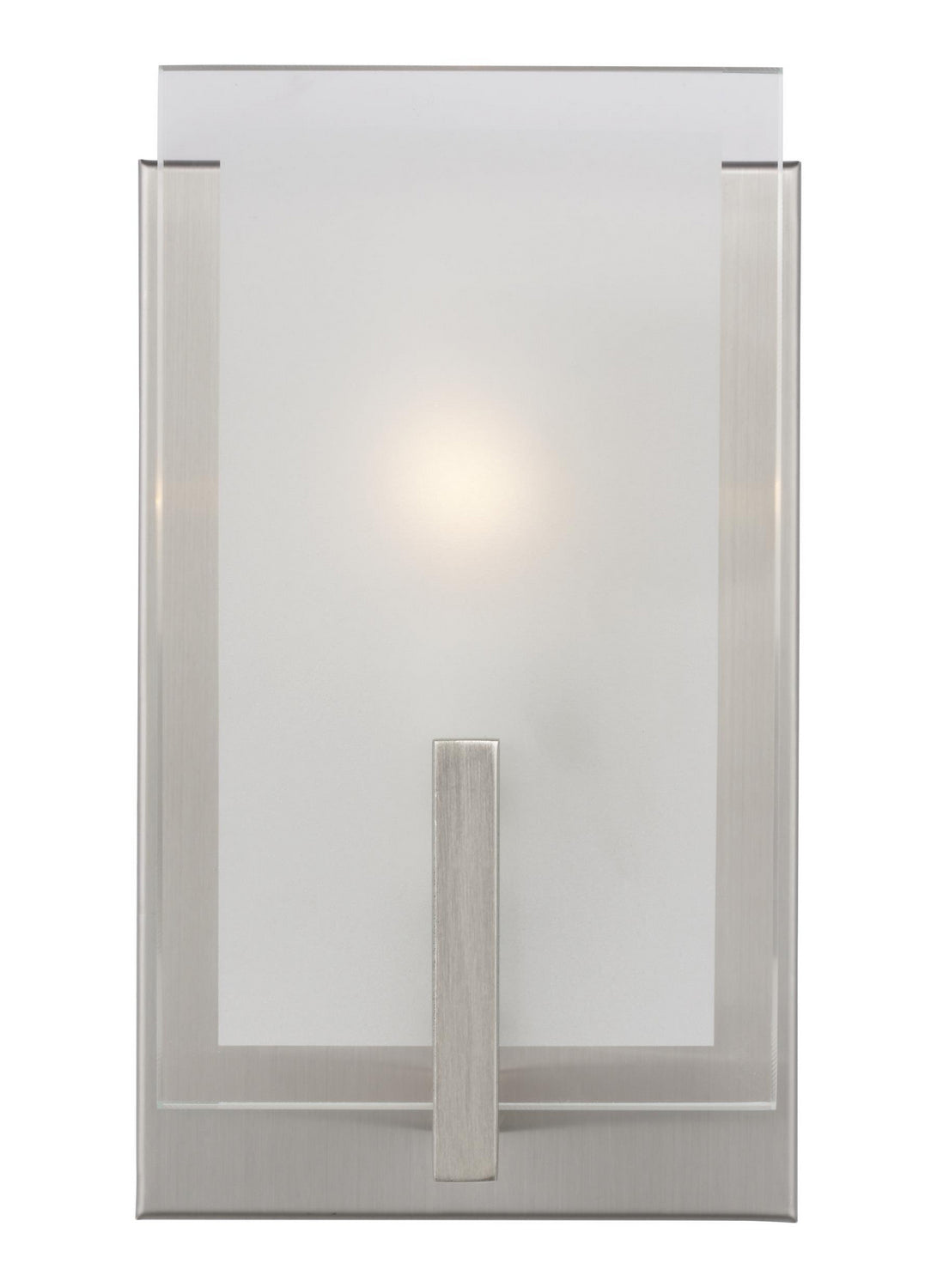 Syll One Light Wall / Bath Sconce in Brushed Nickel