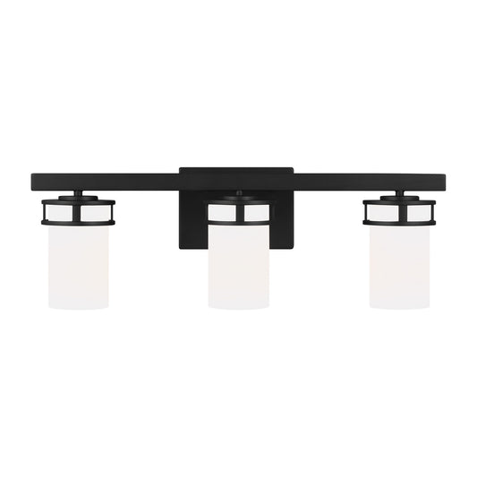 Generation Lighting - 4421603-112 - Three Light Wall / Bath - Robie - Midnight Black