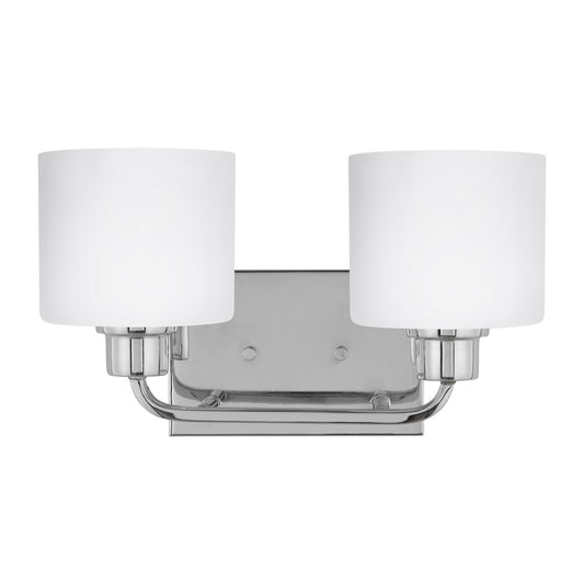 Generation Lighting - 4428802-05 - Two Light Wall / Bath - Canfield - Chrome
