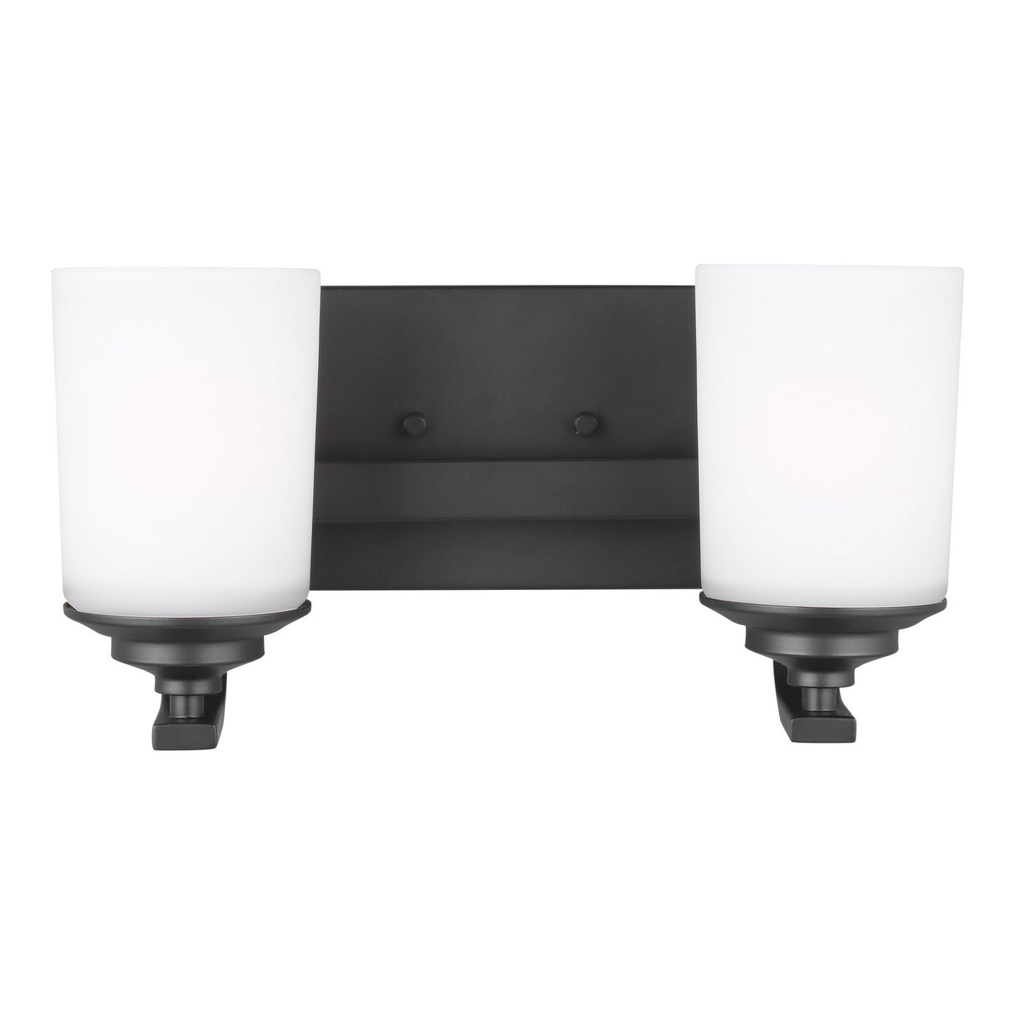 Kemal Two Light Wall / Bath in Midnight Black