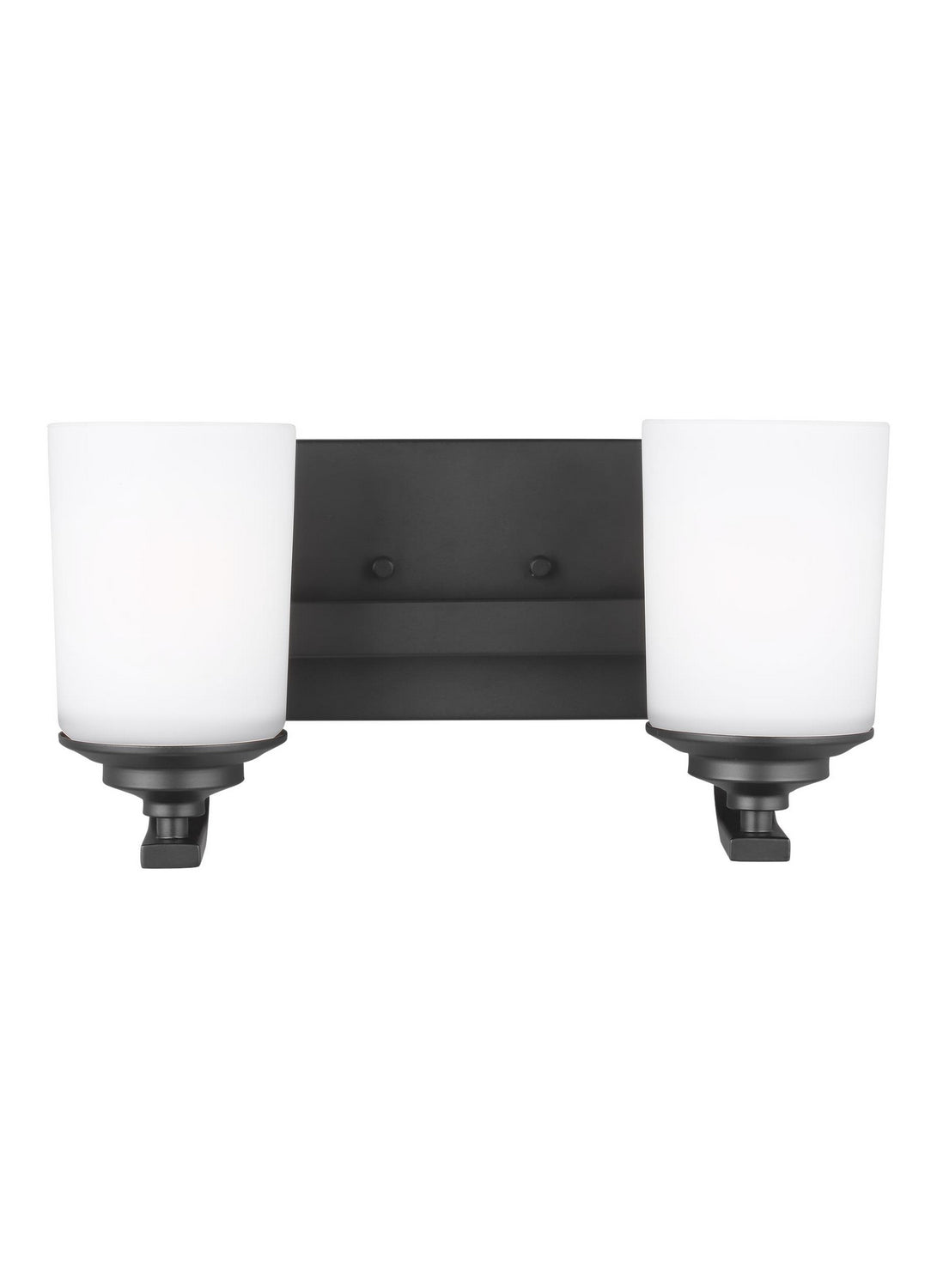 Kemal Two Light Wall / Bath in Midnight Black