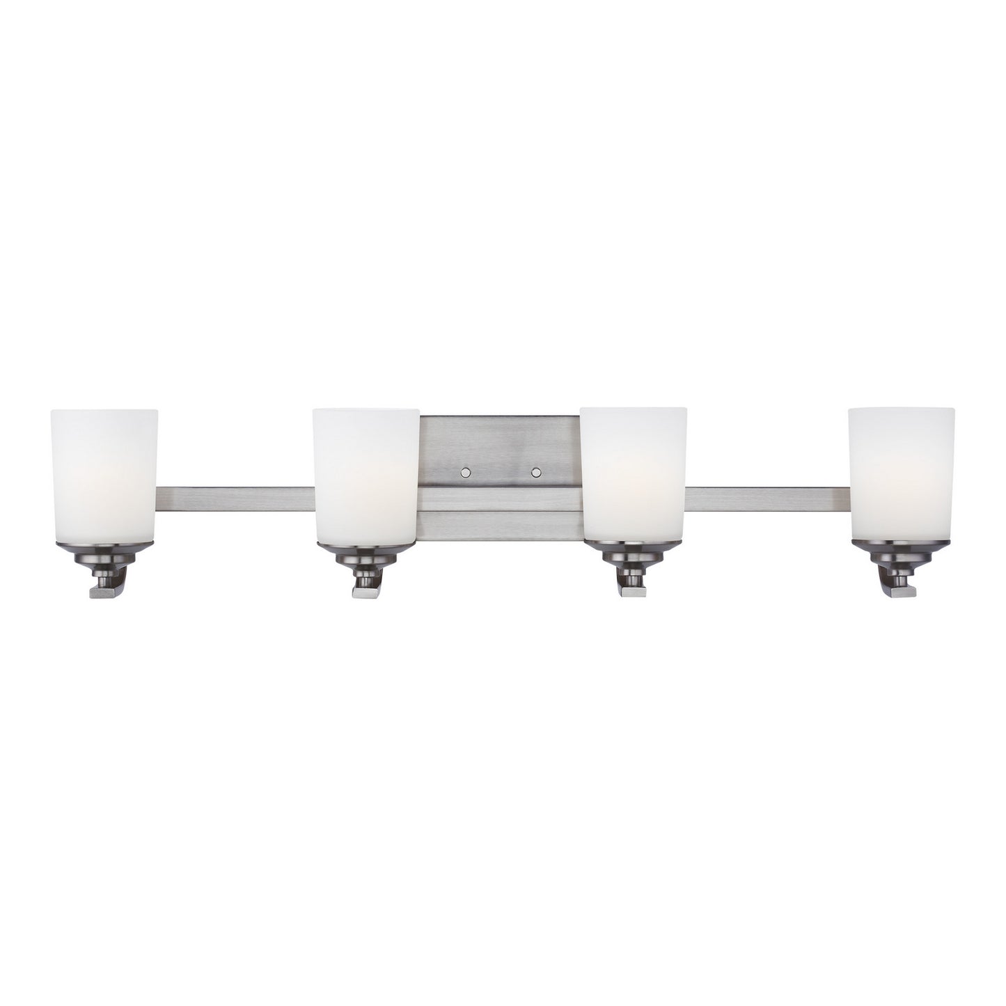 Kemal Four Light Wall / Bath in Brushed Nickel