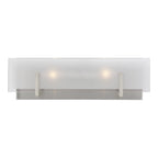 Syll Two Light Wall / Bath in Brushed Nickel