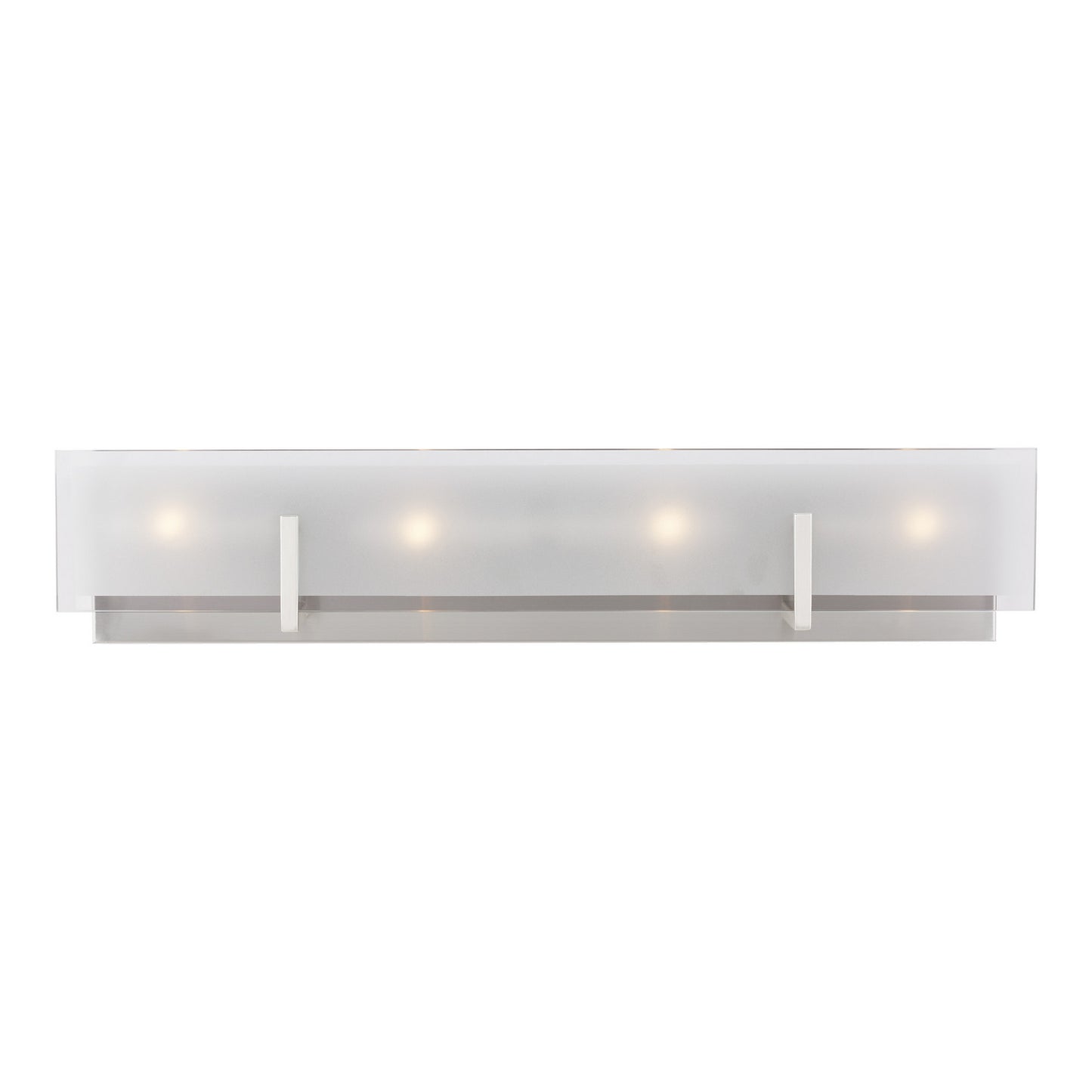 Syll Four Light Wall / Bath in Brushed Nickel