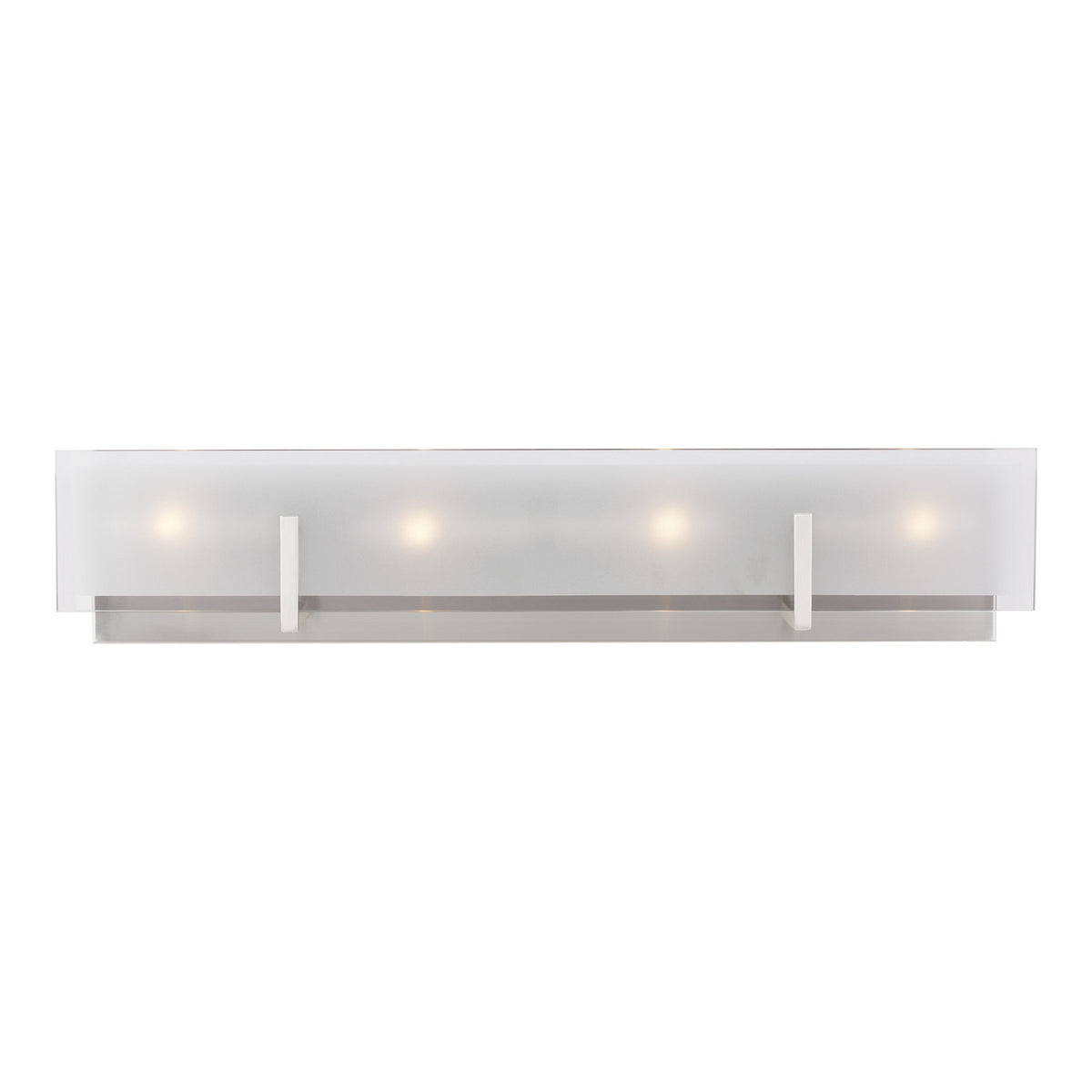 Syll Four Light Wall / Bath in Brushed Nickel