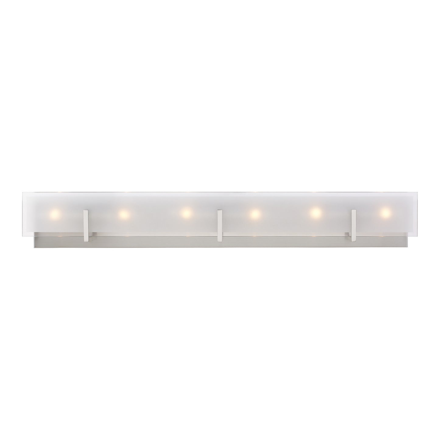 Syll Six Light Wall / Bath in Brushed Nickel