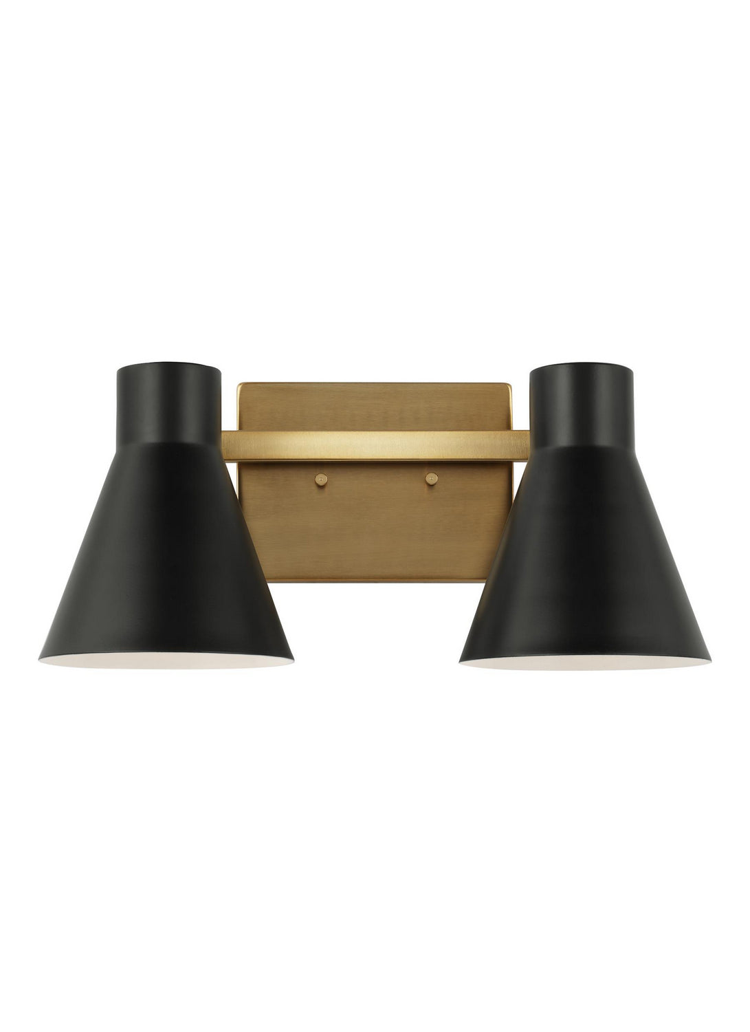Towner Two Light Wall / Bath in Satin Brass