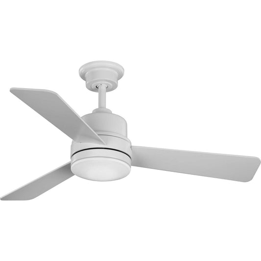 Progress Lighting - P2555-2830K - 44" Ceiling Fan - Trevina II - Satin White