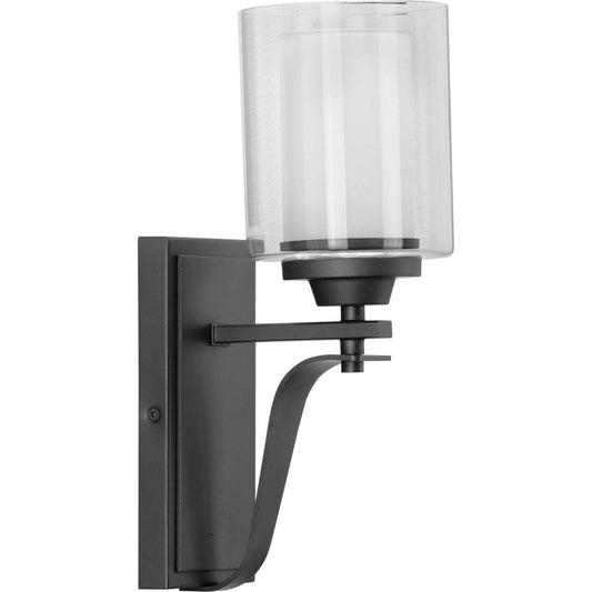 Progress Lighting - P300120-143 - One Light Wall Bracket - Kene - Graphite