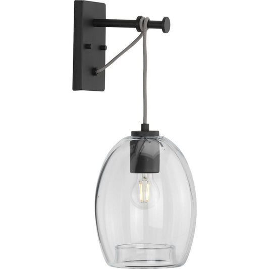 Caisson One Light Wall Bracket in Graphite