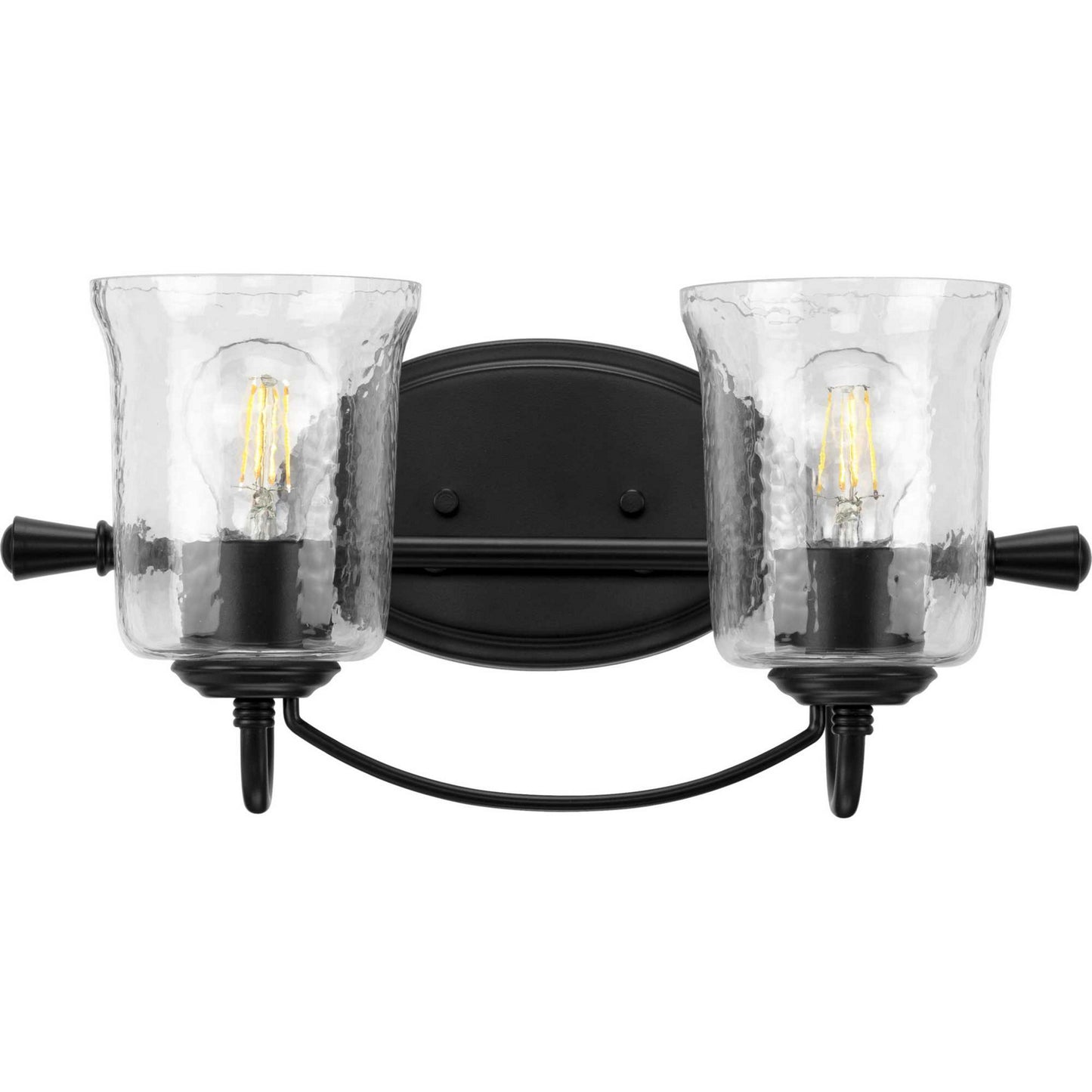 Bowman Two Light Bath in Black