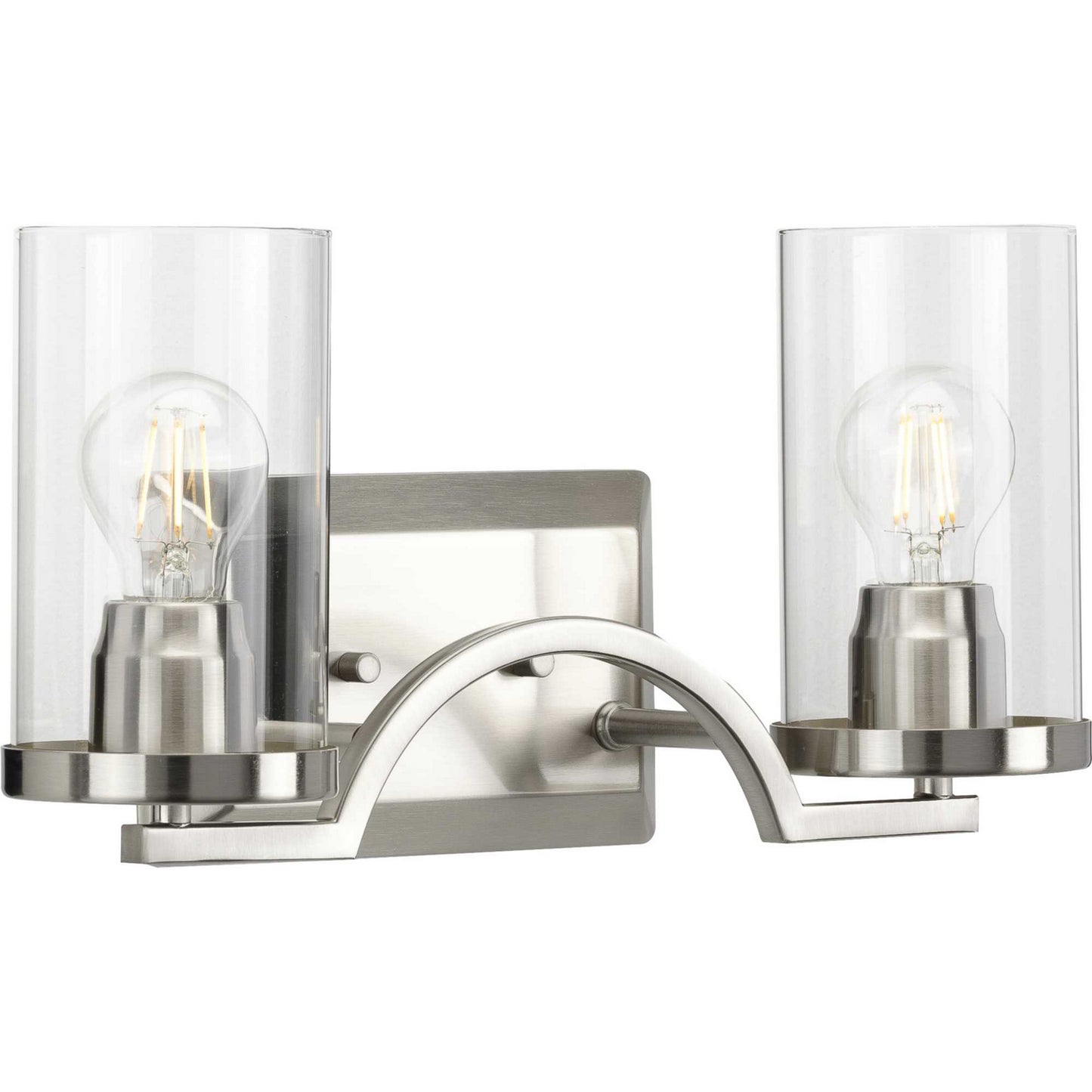 Lassiter Two Light Bath in Brushed Nickel