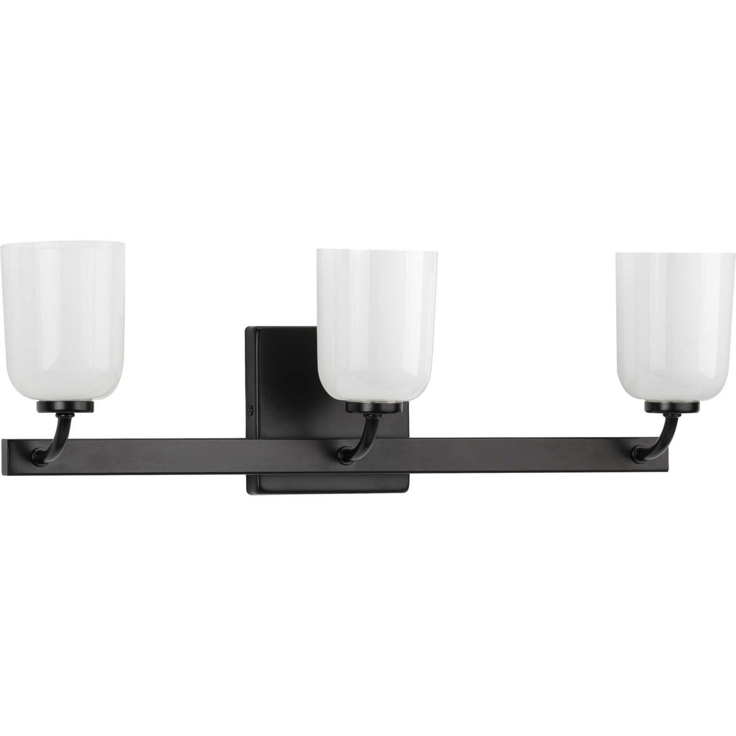 Moore Three Light Bath in Matte Black