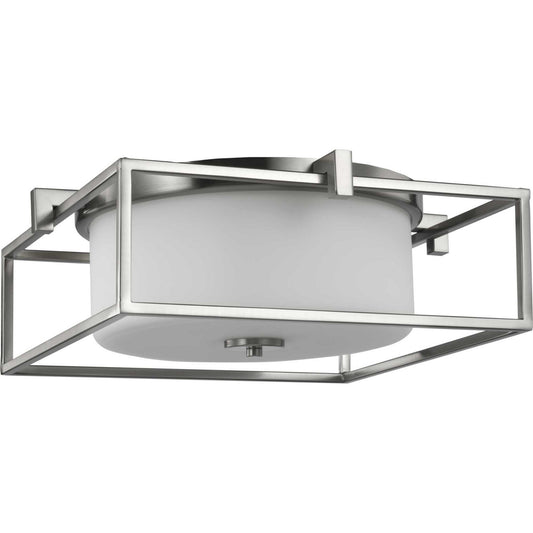Chadwick Two Light Flush Mount in Brushed Nickel