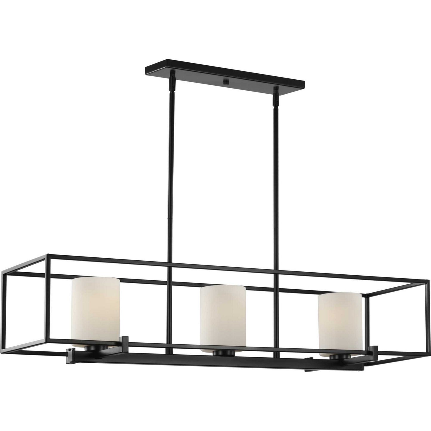 Chadwick Three Light Island Chandelier in Black