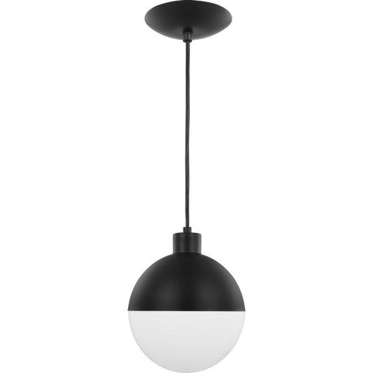 Globe LED LED Pendant in Black