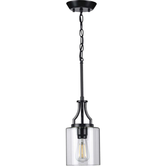 Lassiter One Light Mini Pendant in Black