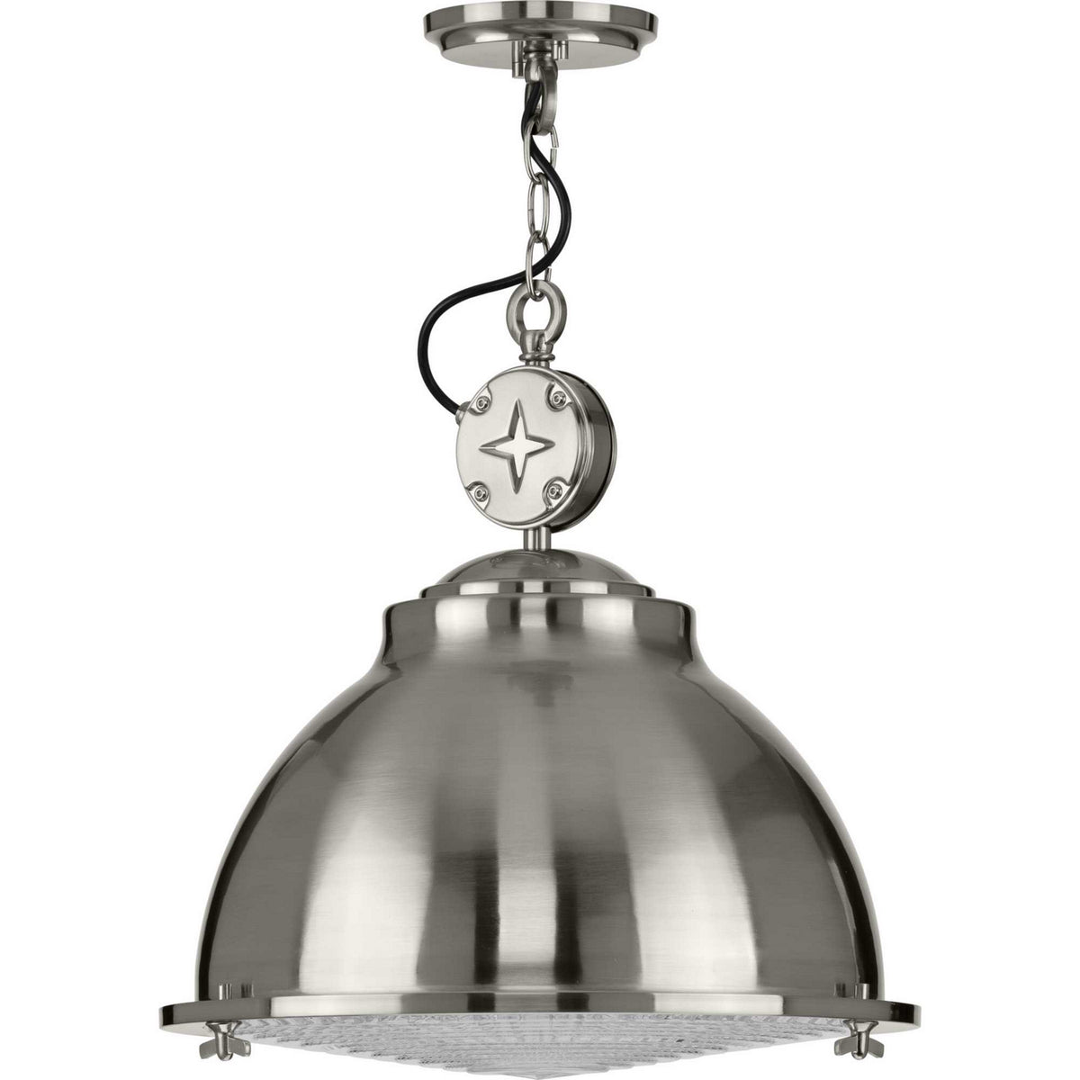Progress Lighting - P500212-009 - One Light Pendant - Medal - Brushed Nickel