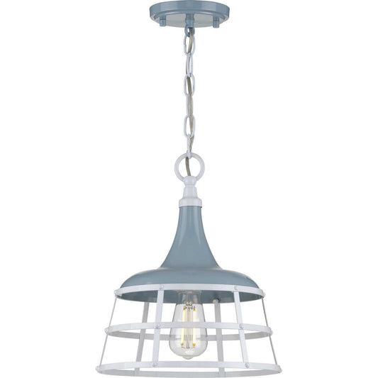 Bastille One Light Pendant in Coastal Blue