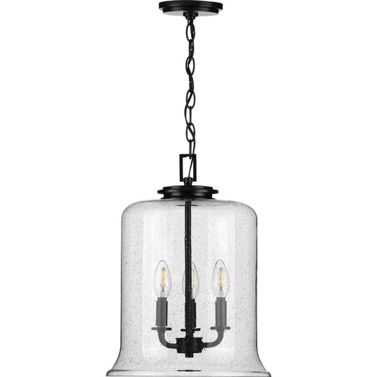 Winslett Three Light Pendant in Black