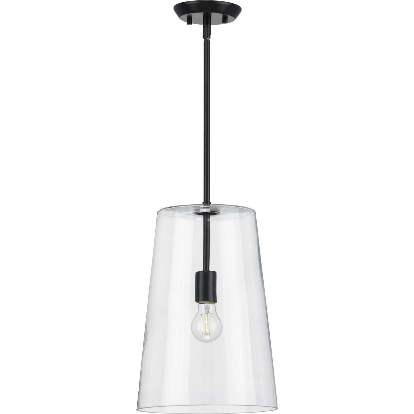 Progress Lighting - P500242-031 - One Light Pendant - Clarion - Black